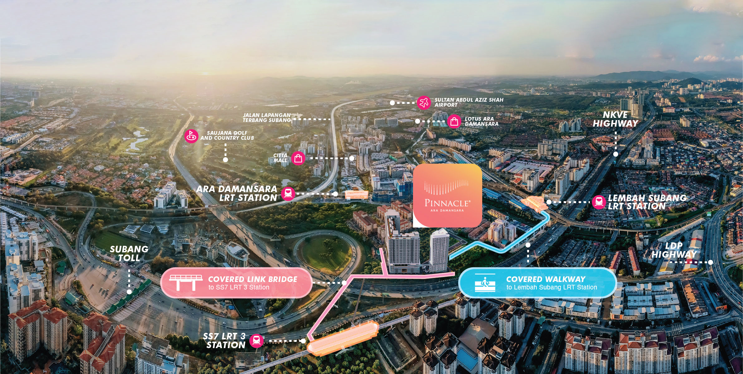 Pinnacle Ara Damansara Map